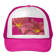 Artículos de coordinación del Daylily rojo Gorra