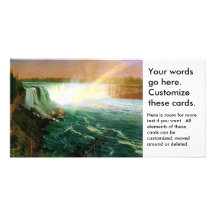 Artista Albert Bierstadt del arte de la pintura de Tarjeta Con Foto Personalizada