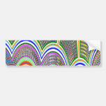 Artista creado: Arco iris Ver 1 Etiqueta De Parachoque
