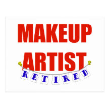ARTISTA DE MAQUILLAJE JUBILADO POSTALES