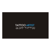 Artista del tatuaje plantilla de tarjeta personal