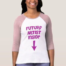 Artista futuro dentro de la manga larga camisetas