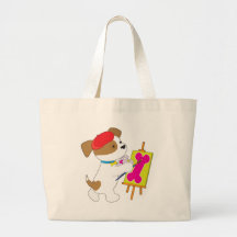Artista lindo del perrito bolsas