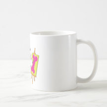 Artista lindo del perrito tazas