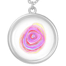 Artista pendiente espiral del arte abstracto con a