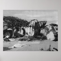 Aruba, grandes bloques poster