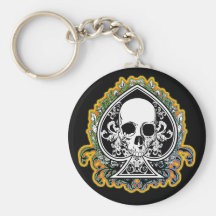 AS DEL CRÁNEO DE ESPADAS LLAVEROS PERSONALIZADOS