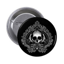 As del cráneo de espadas pin