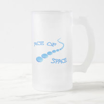 As del disco volador del espacio taza