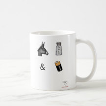 Asalto y taza de la batería