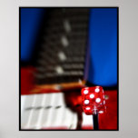 Ascendente cercano de la guitarra posters