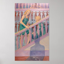 Ascensión con la sombra poster