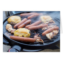 áselo a la parrilla tarjeta