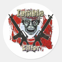 Asesino 4 del zombi pegatinas  