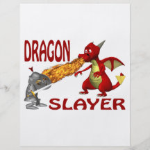 Asesino del dragón tarjetas publicitarias