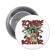 Asesino del zombi pins