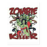 Asesino del zombi postales