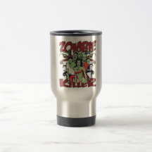 Asesino del zombi taza