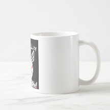 Asga un toro por el negro del avispón tazas de café