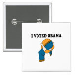 Asno ascendente principal votado de Obama Pins