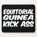Asno del retroceso de la Guinea Ecuatorial Tapetes De Ratones