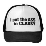 Asno en con clase gorras de camionero