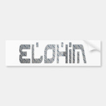 Aspecto de Elohim métal Pegatina De Parachoque
