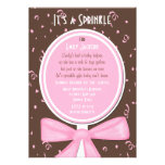 Asperje la invitación del bebé -- Ducha del chica