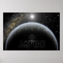 Aspira el poster de motivación