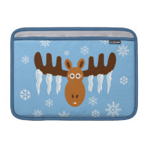 Astas de Head_Icicle de los alces Fundas Para Macbook Air