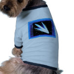 Asteroide con las estrellas azules de medianoche a ropa de perros