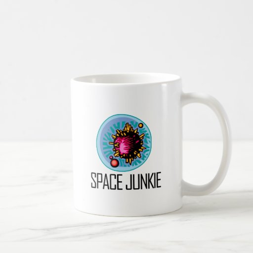 Asteroide del drogadicto del espacio taza de café