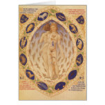 Astrología del vintage, carta celestial antigua de tarjeton