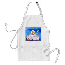 Astronauta cósmico de TinCan de la cocina Delantales