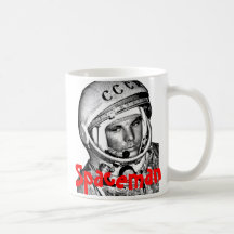 Astronauta de Gagarin Tazas