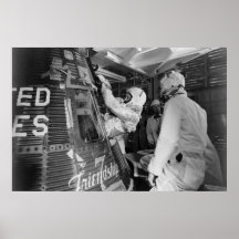 Astronauta insertado en la amistad 7 impresiones