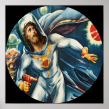 Astronauta Jesús Posters