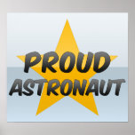 Astronauta orgulloso poster