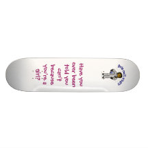 Astronauta oscuro del chica patinetas personalizadas