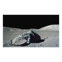 Astronauta y vehículo de Apolo 17 en la luna Arte Fotográfico