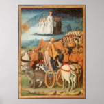Astronomía del vintage, celestial, poder del cielo poster