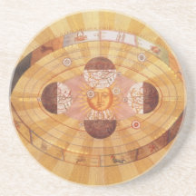 Astronomía del vintage, Sistema Solar Copernican a Posavasos Cerveza