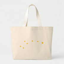 astronomía-ursa-de menor importancia bolsa lienzo