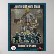 AT-43 cómico: Defienda el planeta Posters