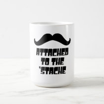 Atado al 'Stache tazas