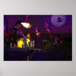 Ataque del dragón de David y de Michelle más salva Poster