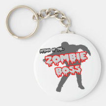 Ataque del zombi Boss Llaveros Personalizados