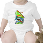 Ataque Windsurfing del tiburón Camisetas
