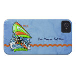 Ataque Windsurfing del tiburón iPhone-Barely allí iPhone 4 Protectores