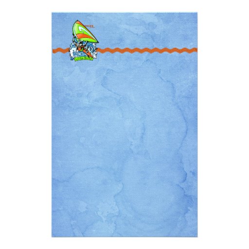 Ataque Windsurfing del tiburón Papeleria Personalizada